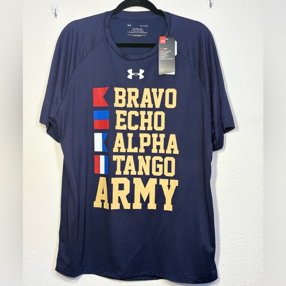 Under Armour Naval Academy 'Bravo Echo Alpha Tango Army' Performance  - Sz XL